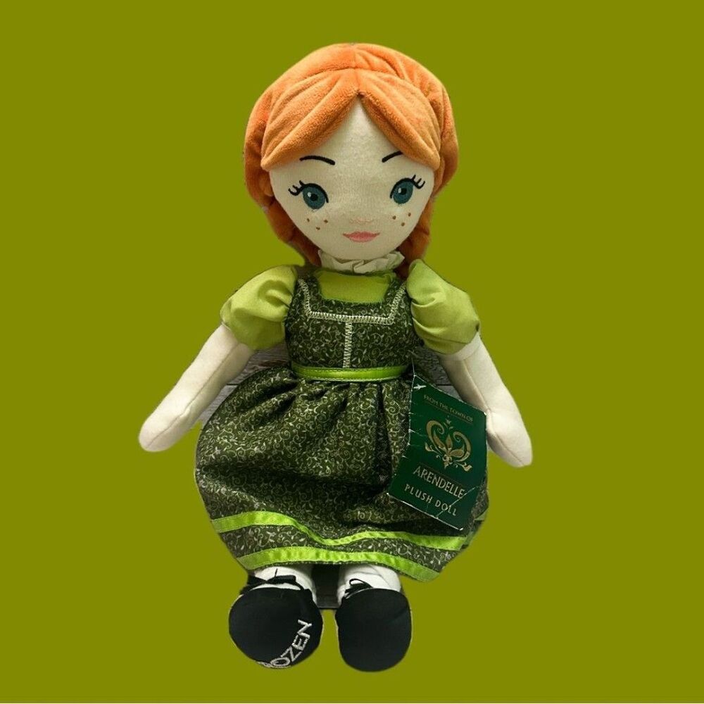 Disney Anna Arendelle Plush Doll - Green and Orange